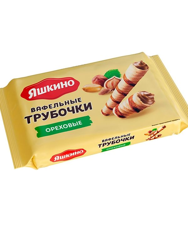 Вафельные трубочки «Яшкино» 190гр в ассортименте