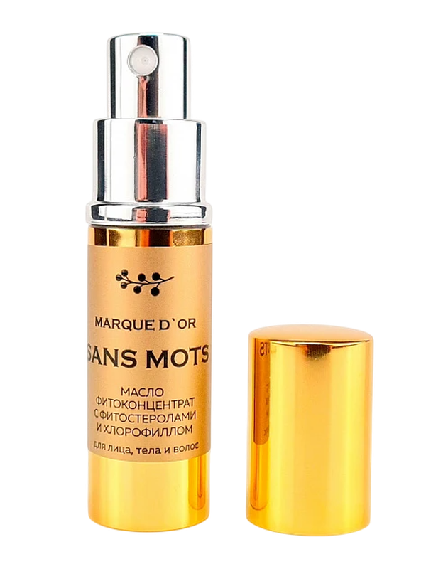 Активный хлорофилл и фитостеролы SANS MOTS Marque D’or, масляный фитоконцентрат (10мл)