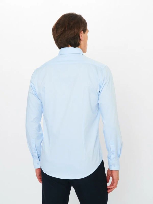 Сорочка GROSTYLE TRENDY Comfort Bamboo Slim fit Голубой