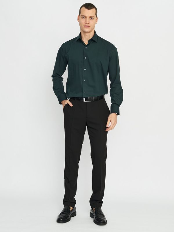 Сорочка GROSTYLE TRENDY Comfort Bamboo Slim fit Изумруд