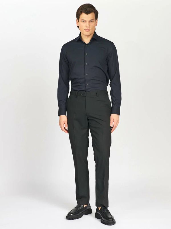 Сорочка GROSTYLE TRENDY Comfort Bamboo Slim fit Темно-синий