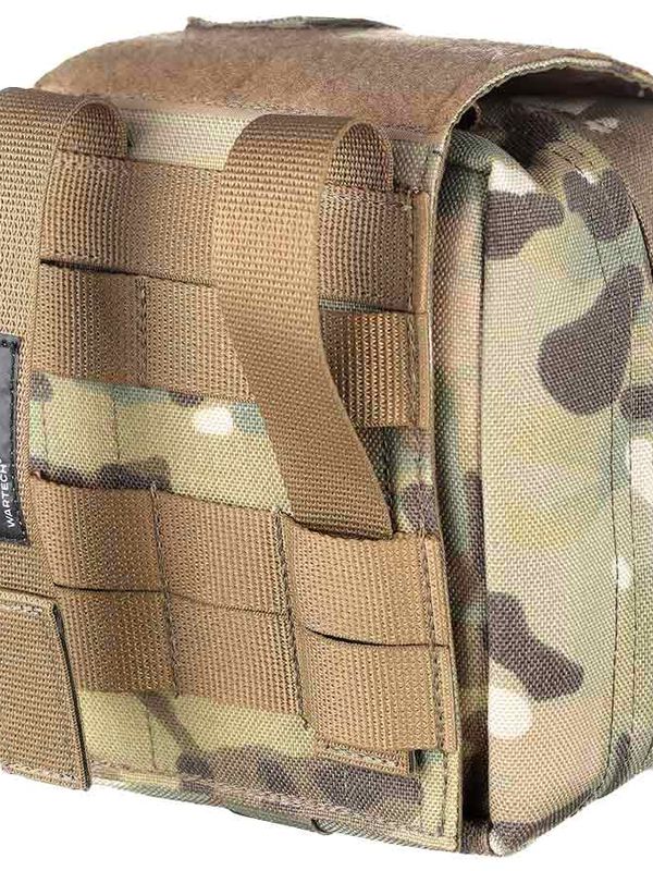 Подсумок Wartech Лекарь UP-103-MCN под аптечку, отрывной, Multicam