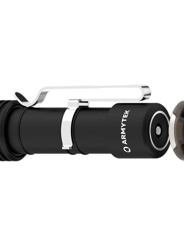 Фонарь налобный-мульти Armytek Wizard C2 WG Magnet USB XD16 1020 lm тёплый + XQE 400 lm зелёный, до 97м, 1x18650, IP68