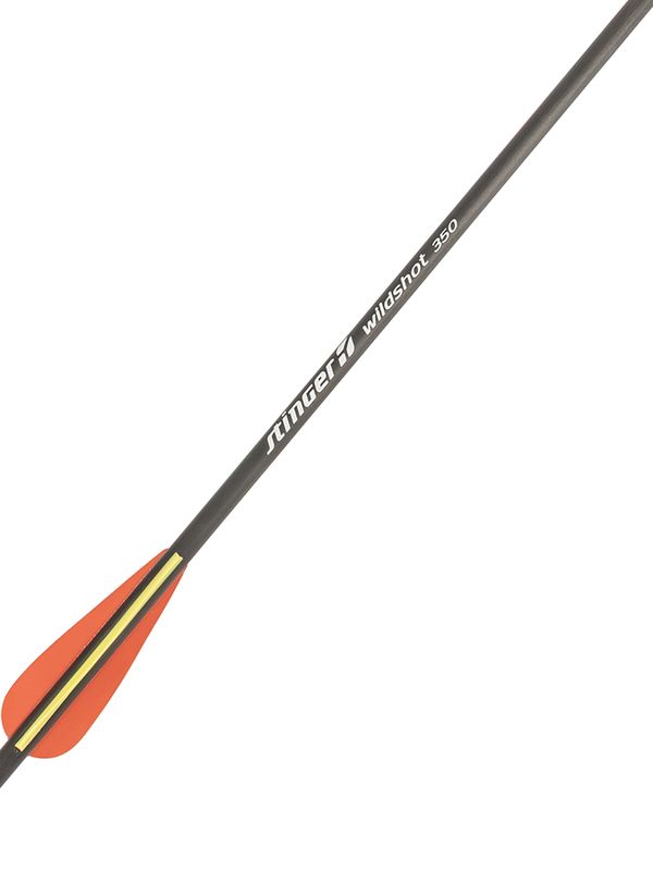 Стрела лучная Stinger Wildshot 350, карбон,длина 76 см,масса 29 г,спайн 350