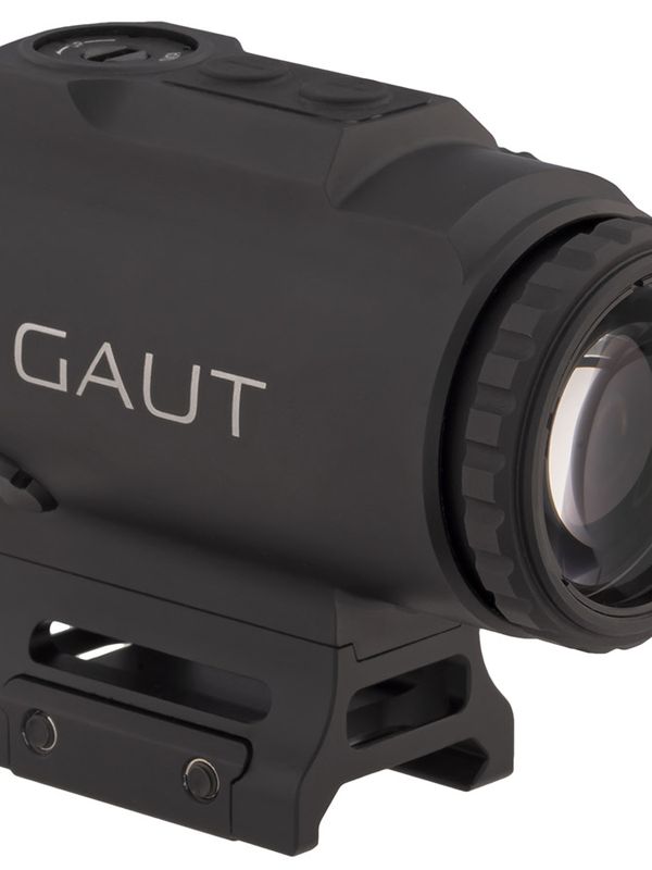 Призматический прицел Gaut Sapphire 1x18, HD, подсветка красная, 10 уровней, датчик движения, на Picatinny, 1 MOA