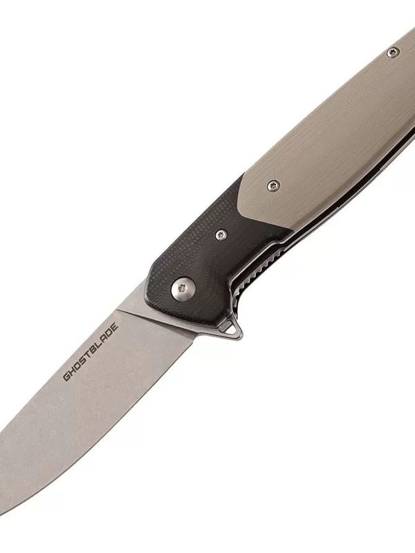 Нож складной GhostBlade Rune, сталь D2, 58-62 HRC, рукоять G10 песочная
