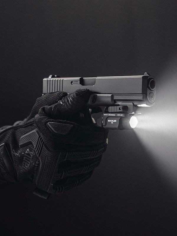 Фонарь подствольный Armytek Buckler M1, пистолетный, 700 lm, быстросъёмное крепление, АКБ 350mAh, IP67, чёрный, 58г