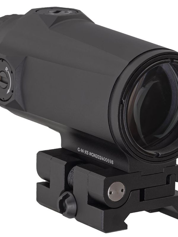 Магнифер Gaut Garnet 5x30 для коллиматора, откидной, быстросъёмный кронштейн на Picatinny