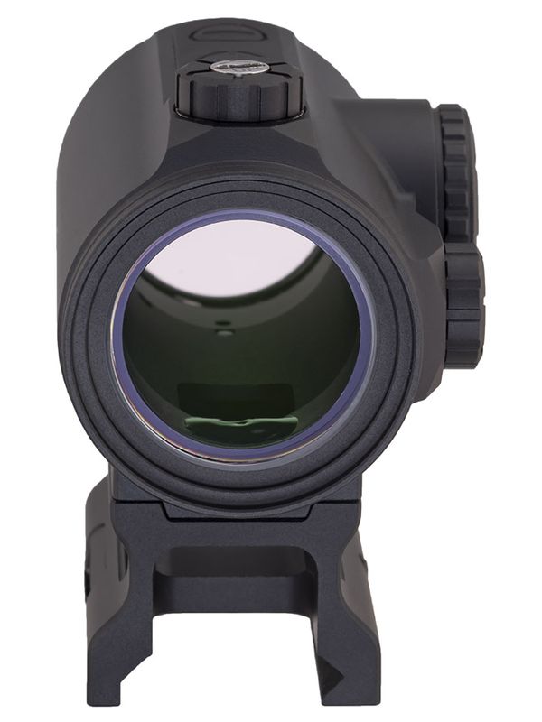 Коллиматорный прицел Gaut Tourmaline 1x25 закрытый, для ружья, точка 3 МOA зелёная, 10 уровней подсветки, датчик движения, на Weaver / Picatinny