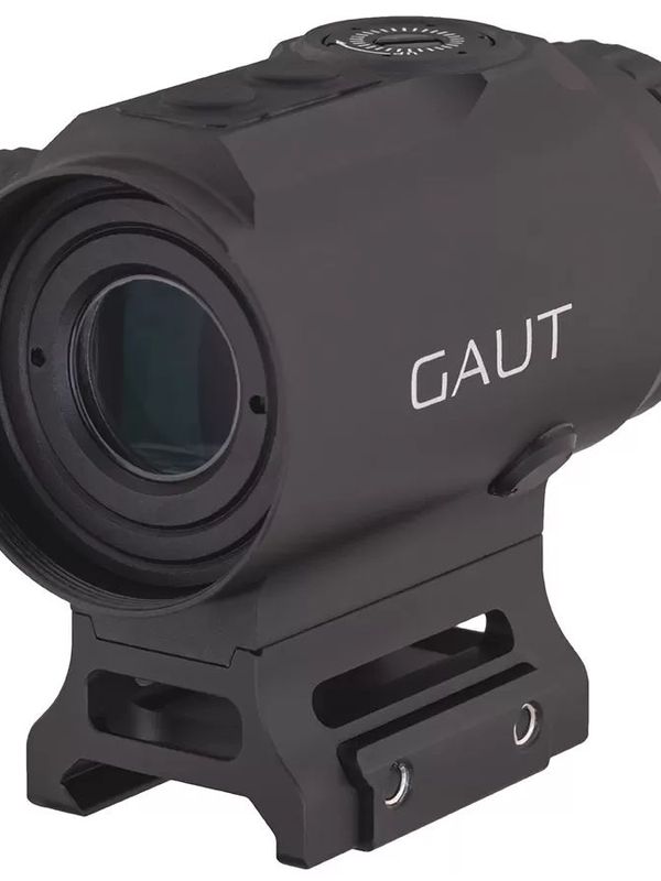 Призматический прицел Gaut Sapphire 3x18, HD, подсветка красная, 10 уровней, датчик движения, на Picatinny, 1 MOA