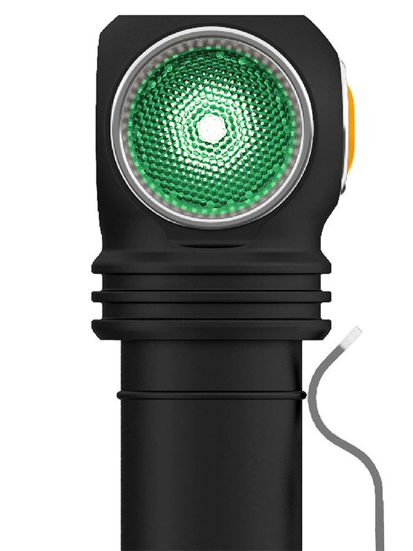 Фонарь налобный-мульти Armytek Wizard C2 WG Magnet USB XD16 1020 lm тёплый + XQE 400 lm зелёный, до 97м, 1x18650, IP68