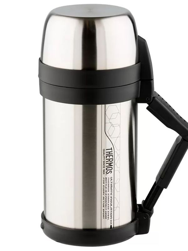 Термос универсальный THERMOS FDH-1405 SBK 1.4L, складная ручка, стальной