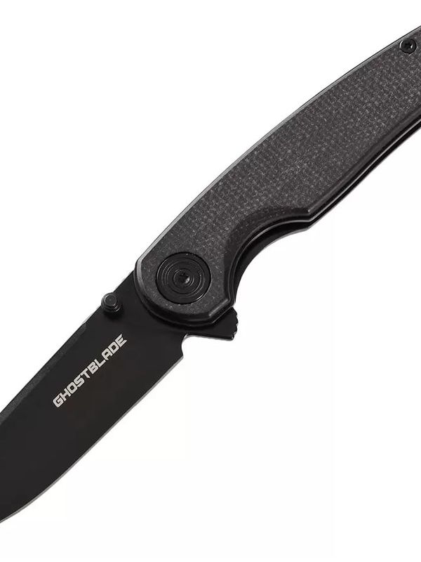 Нож складной GhostBlade Moroi, сталь D2, 58-62 HRC, рукоять микарта чёрная