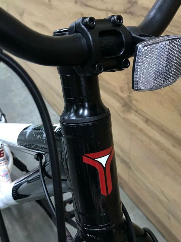Детский велосипед полуфэтбайк BREND TIMETRY ORIGINAL TT292, колеса 24", 7 скоростей, Черно-белый
