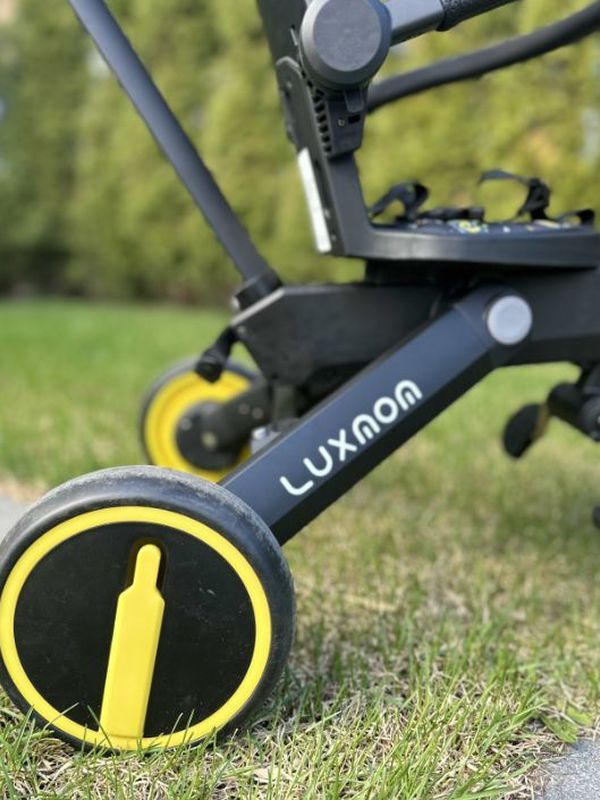 Велосипед складной трехколесный Luxmom 368 Желтый (Космос)