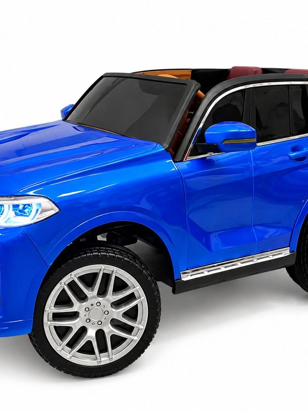 Электромобиль детский BMW JHW-1688 синий, с пультом управления, на аккумуляторе, 12V