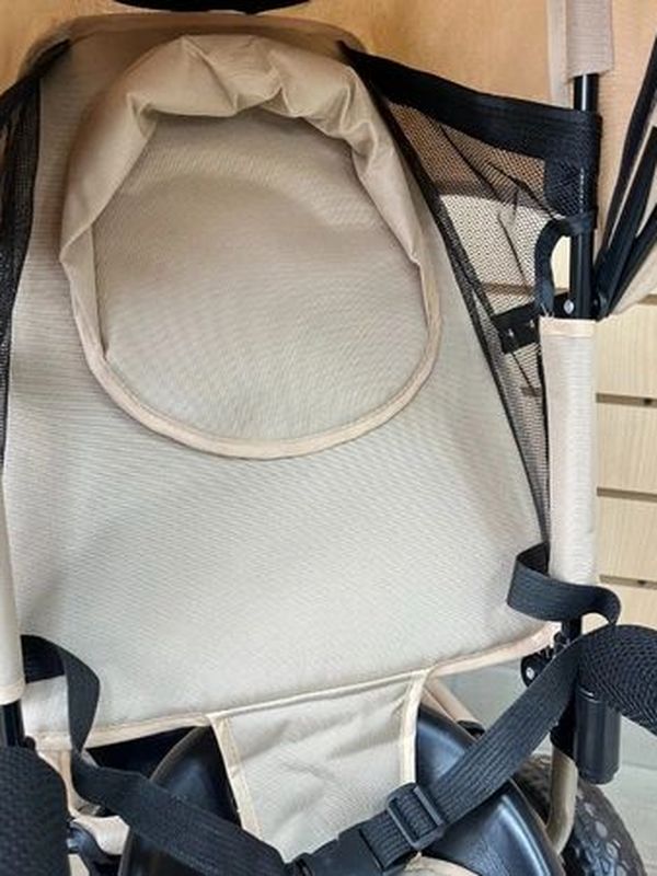 Трехколесный велосипед с родительской ручкой Luxmom Dalux 3322, коляска-велосипед для малышей, Коричневый