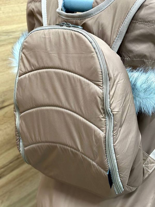 Санки-коляска Nika Ника Детям 7-5SК с колесной базой, Бежевый (НД7-5SК/БЖ)