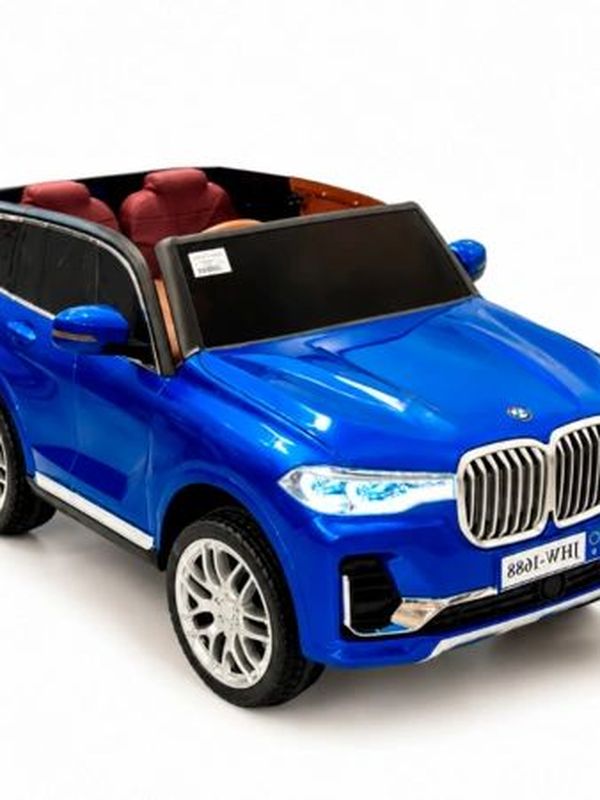 Электромобиль детский BMW JHW-1688 синий, с пультом управления, на аккумуляторе, 12V