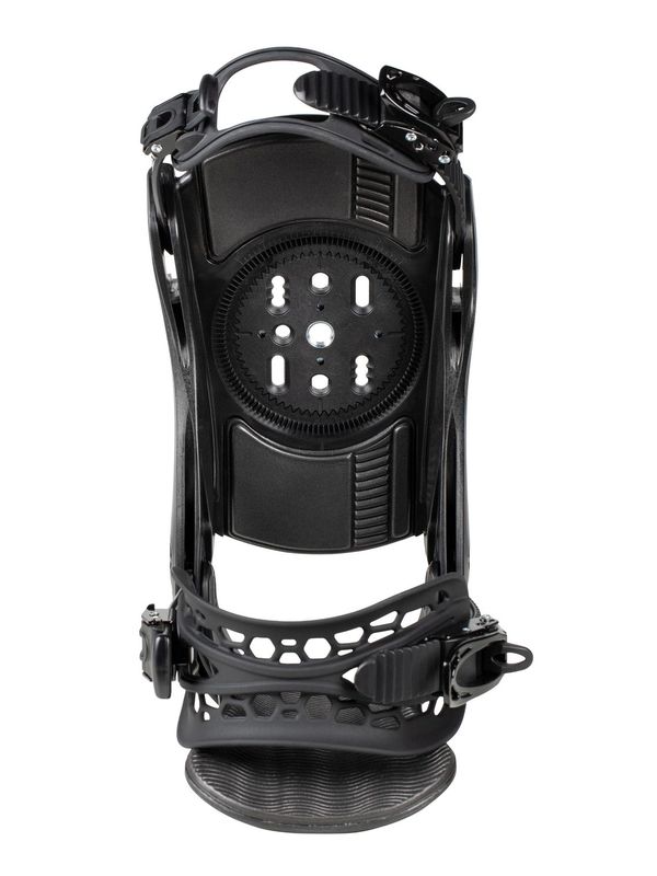 Крепления для сноуборда Reverse Rental M, универсальные, алюминиевые бакли, для начинающих и проката, черный с синим