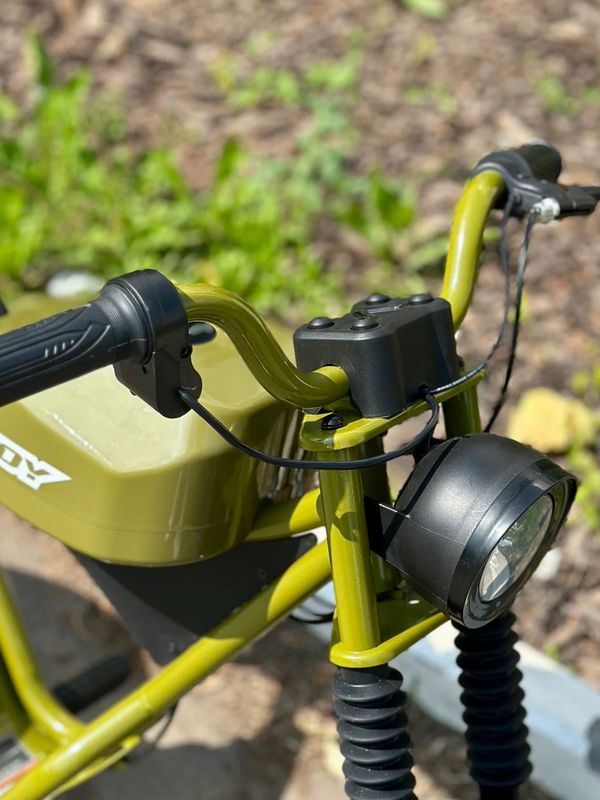 Электрический мотоцикл JOYOY D-001, мощность 250W, аккумулятор 4АH24V, цвет зеленый