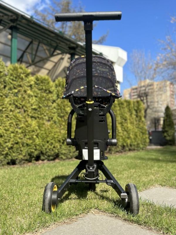 Велосипед складной трехколесный Luxmom 368 Желтый (Космос)