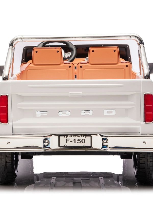 Электромобиль двухместный детский FORD (S323), аккумулятор 24V7ah, до 50 кг, от 2 лет, полный привод, до 8 лет, белый