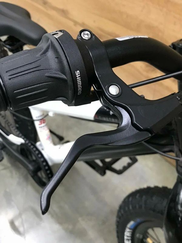 Детский велосипед полуфэтбайк BREND TIMETRY ORIGINAL TT292, колеса 24", 7 скоростей, Черно-белый