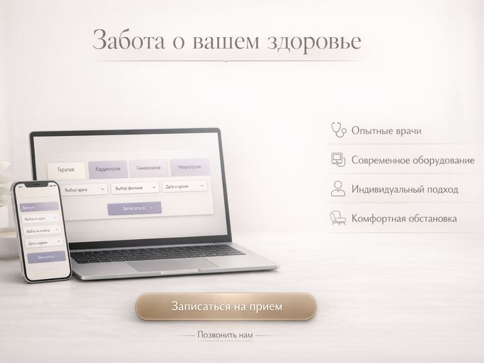 Забота начинается с удобной записи!