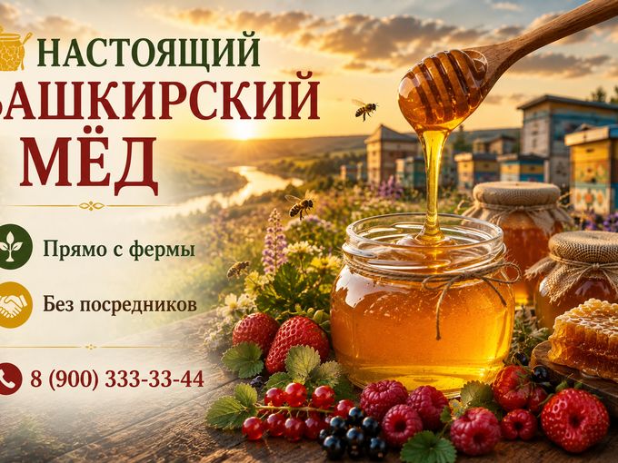 🍯 Настоящий башкирский мёд