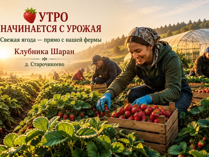 🌿 Утро на ферме начинается здесь