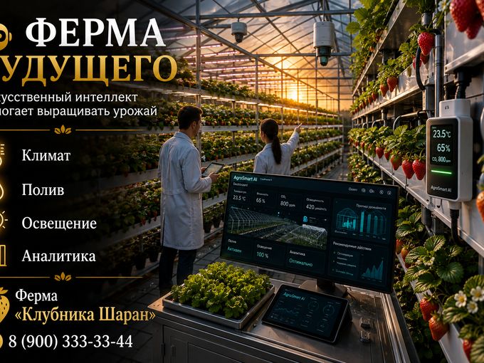 🤖 Ферма будущего уже работает