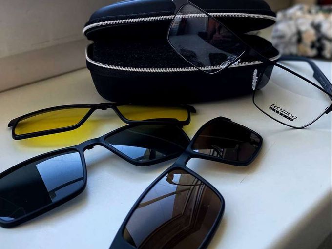 Очки с тремя фильтрами  🕶😎👓