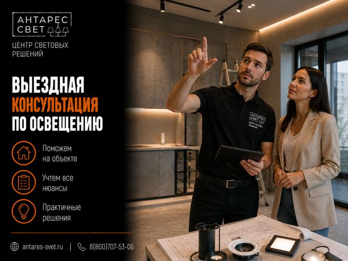 Выездная консультация по освещению!