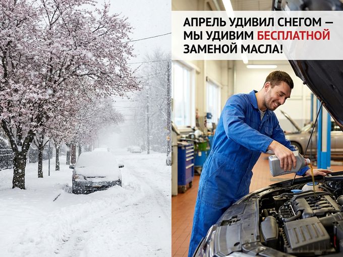Апрель удивил снегом, мы удивим другим!