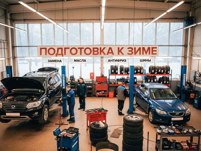 Подготовка автомобиля к зиме!