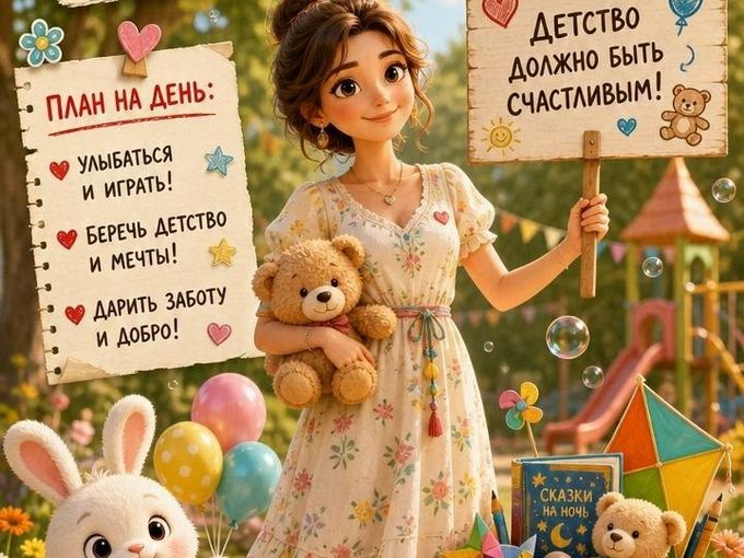 с Днем защиты детей❤