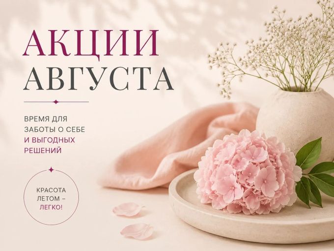 Акции августа 🌿