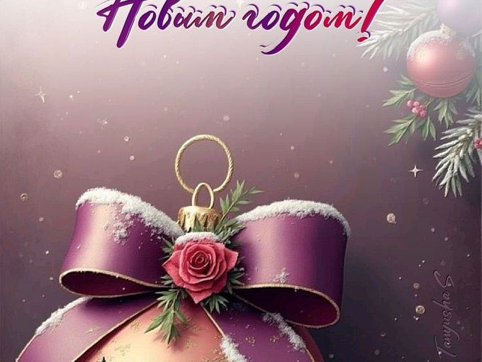 С НАСТУПАЮЩИМ НОВЫМ ГОДОМ!