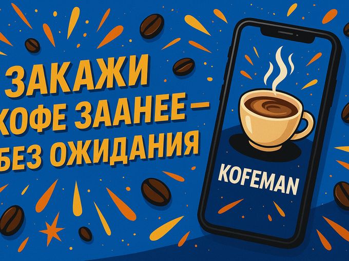 Закажи кофе заранее!