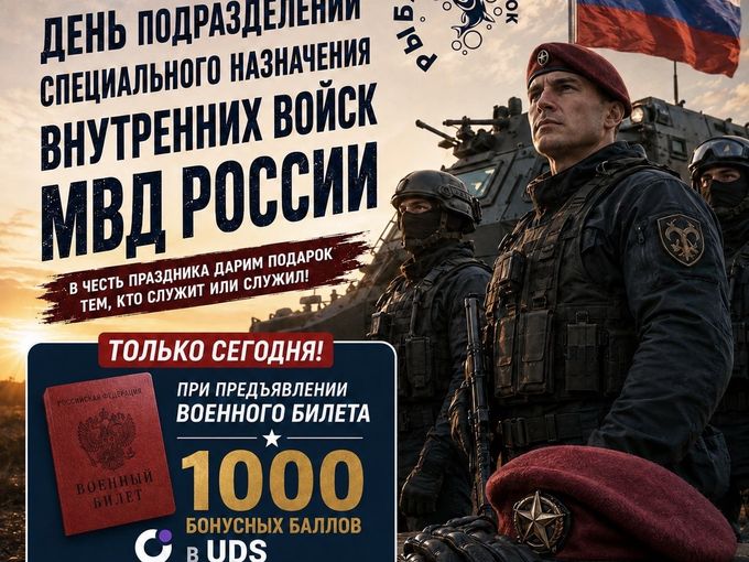 И за спецназ!