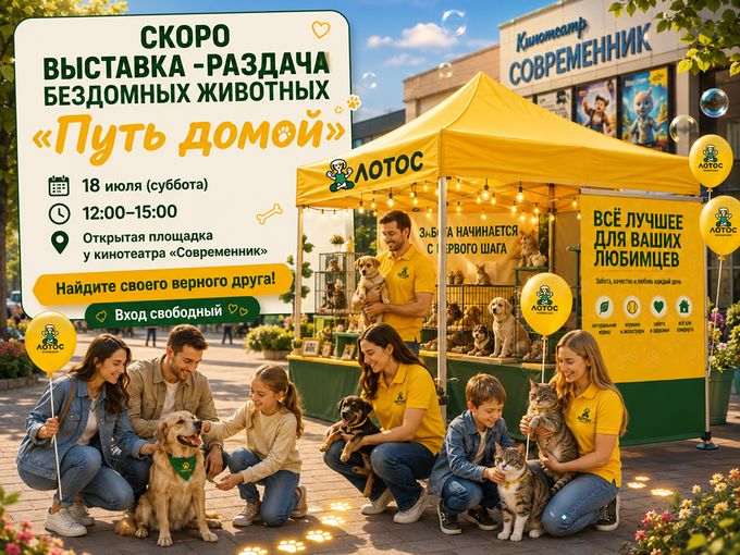 Раздача животных 18 июля🐶🐱