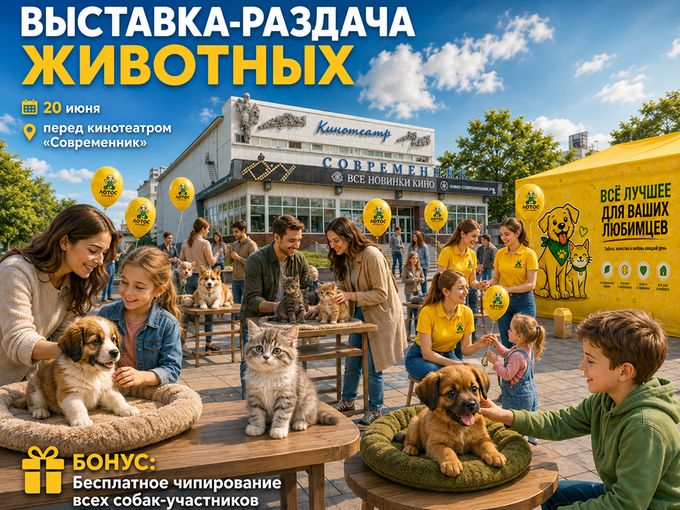 Раздача животных 20 июня😍