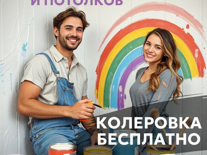 🔥КОЛЕРОВКА КРАСКИ БЕСПЛАТНО🔥