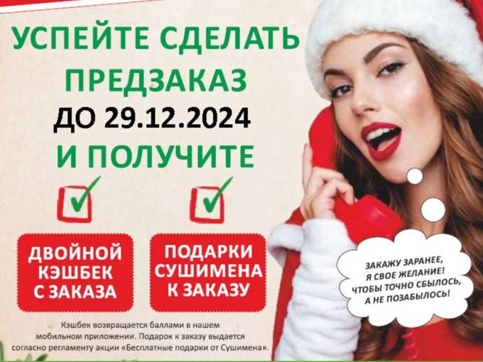 НОВОГОДНИЕ ПРЕДЗАКАЗИКИ))