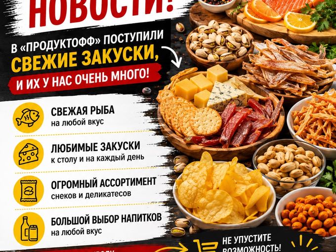 🔥 Новости от «Продуктофф»! 🔥
