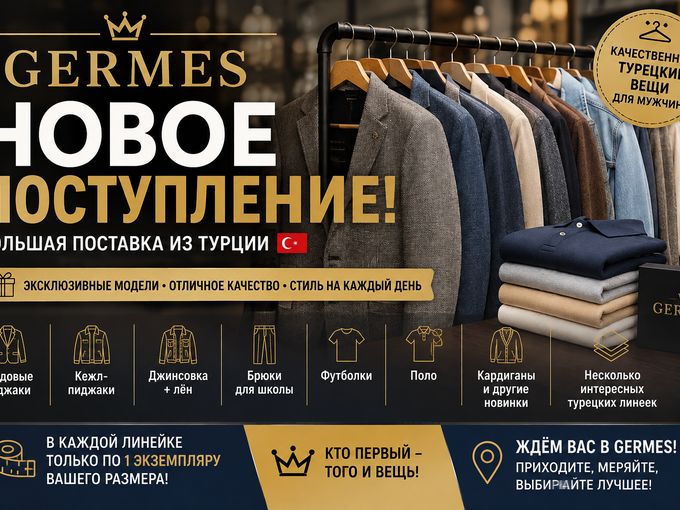 🔥 БОЛЬШОЕ ПОСТУПЛЕНИЕ В GERMES!