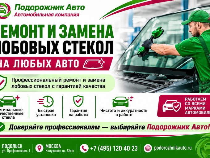 Замена автомобильного стекла