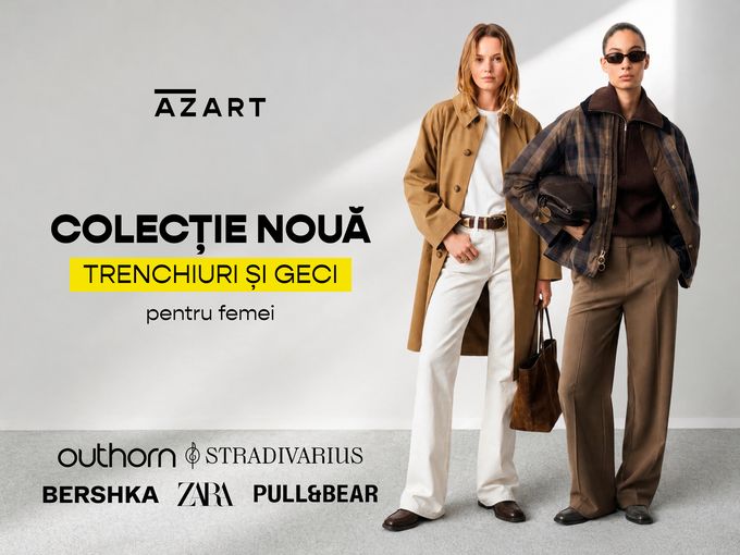 Geci & trench-uri noi în magazine!