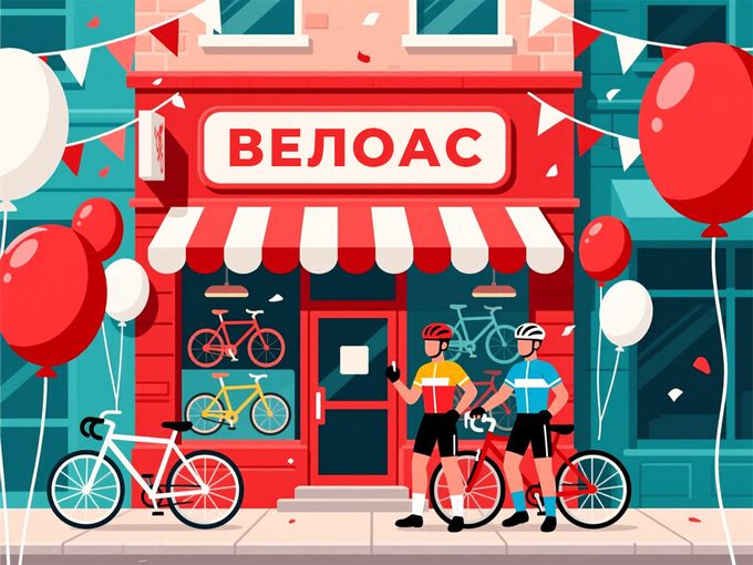 Открытие нового магазина ВЕЛОАС